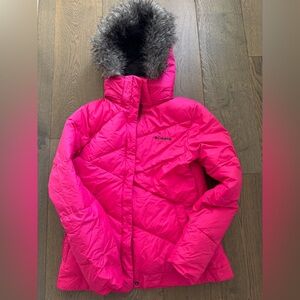 Columbia Ski Jacket Pink Size Large